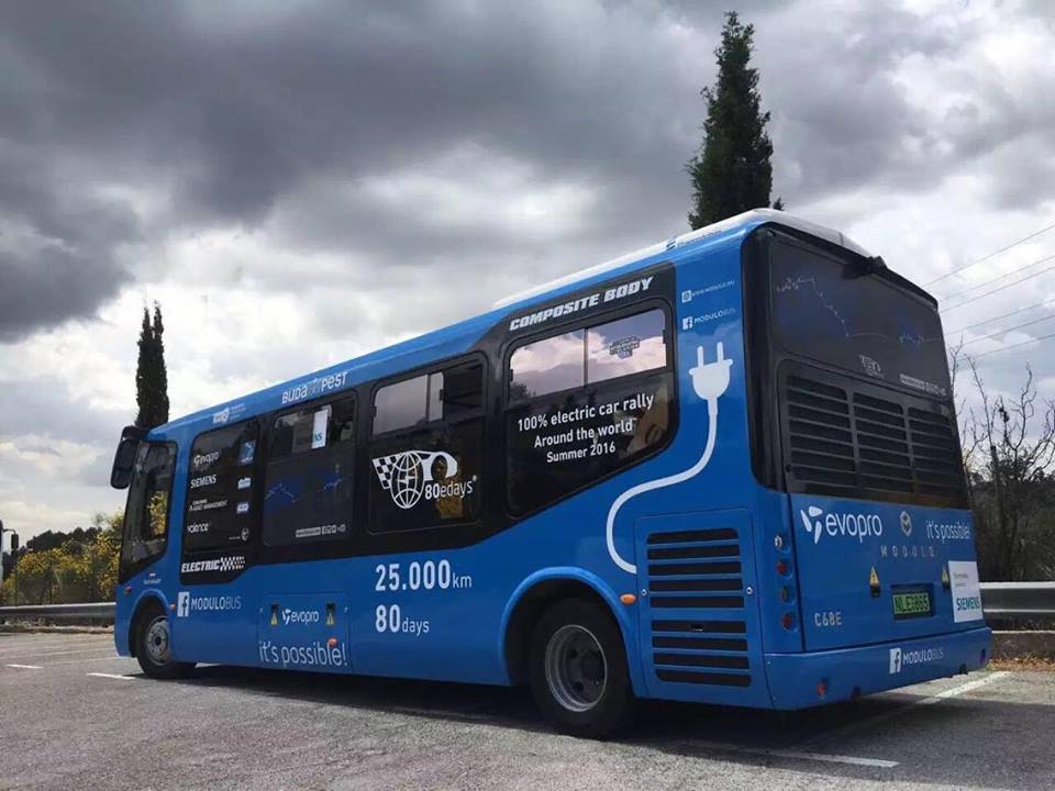 Modulo busz a 80 eDays túrán 2016-ban