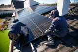 Napelem telepítés napelemtelepítés solar panel installation