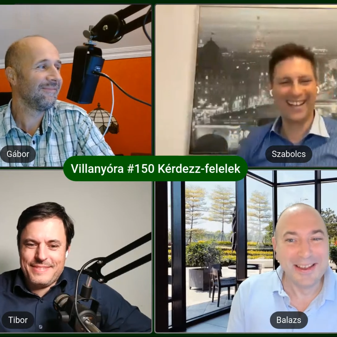 Villanyóra #150 - Jubileumi élő episode artwork