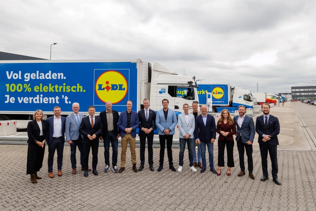 Lidl logisztika elektromos kamionok