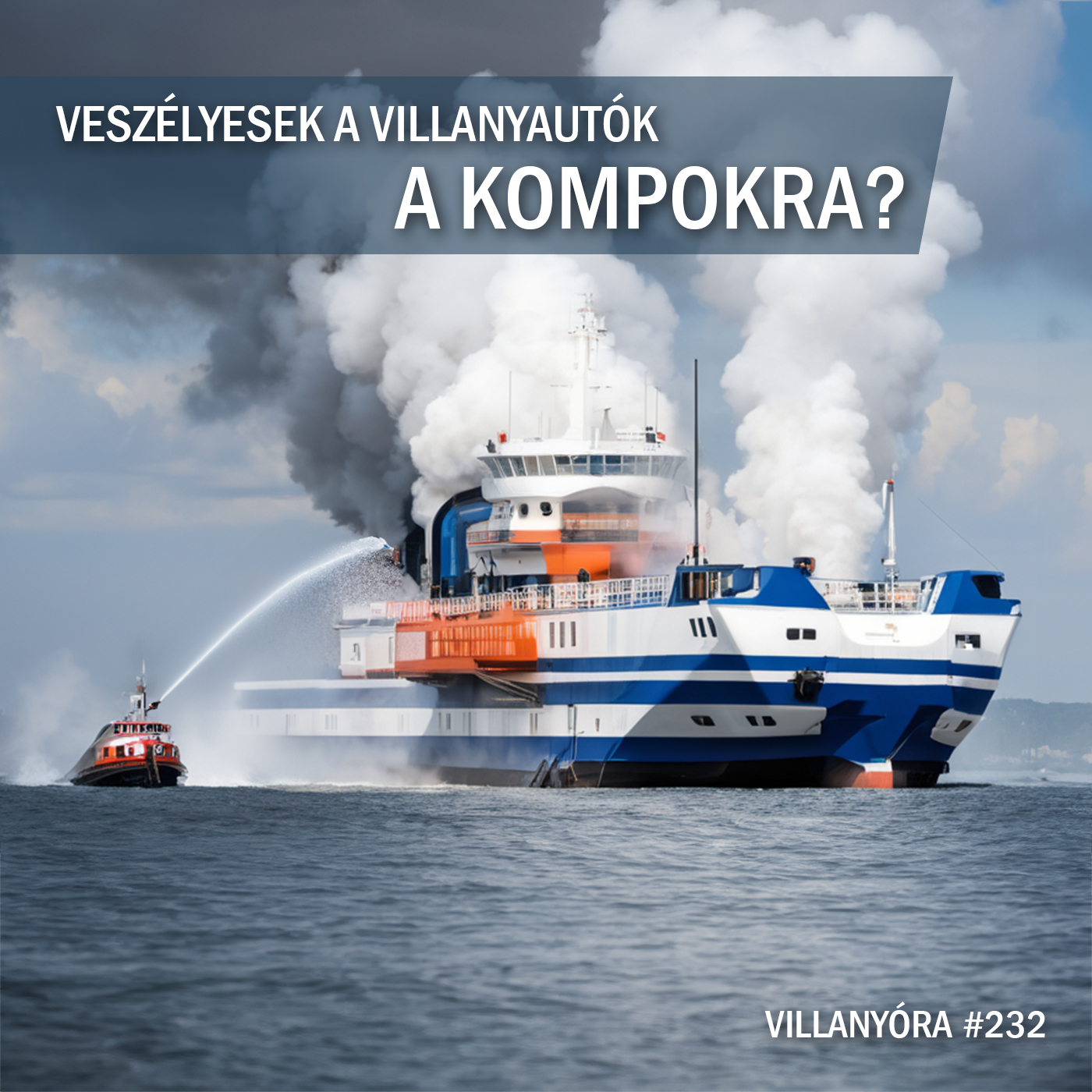 Villanyóra #232 - Veszélyesek a villanyautók a kompokra?