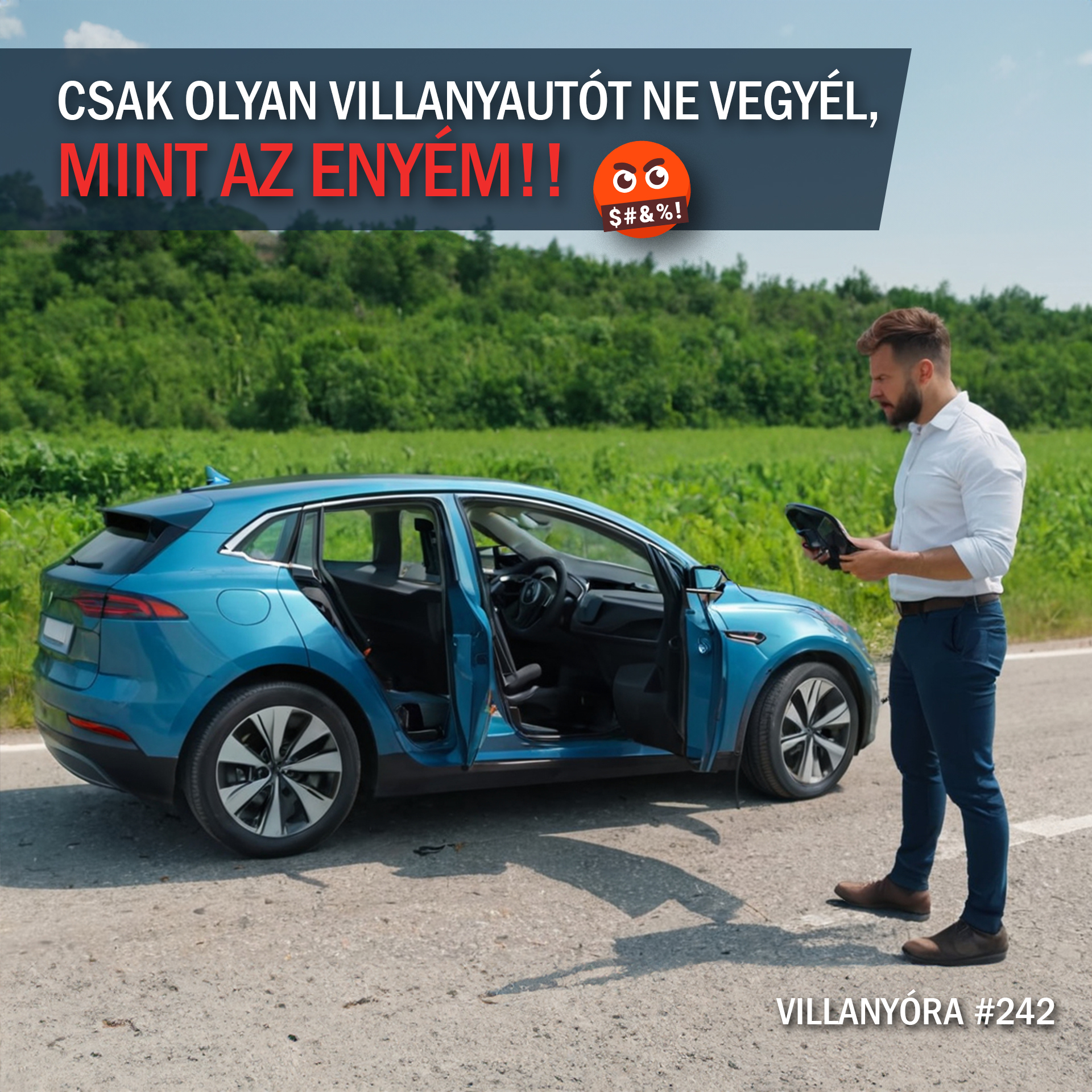 Villanyóra #242 - Csak olyan villanyautót ne vegyél, mint az enyém!